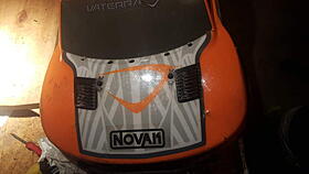 Boret og skjrt ut 14 hull, fortsatt ukontrollerte hjullft og baklengs salto i hy fart